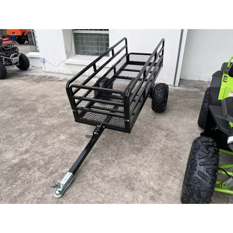 Heavy Equipment Transporter - Çelik ATV Damperli Römork Bahçe Traktör