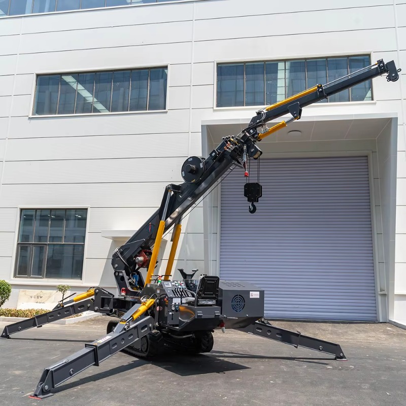 Heavy Equipment Lifting - Mini Örümcek Vinç Kompakt Elektrikli Hidrolik