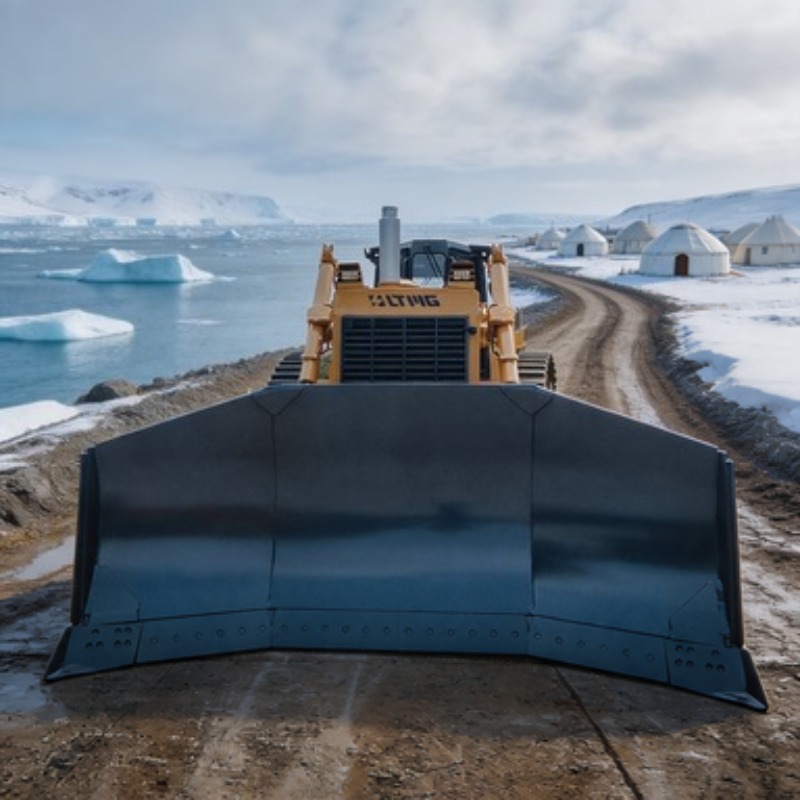 Heavy Equipment Work - Maden Ocağı İçin Kullanılmış Paletli Buldozer