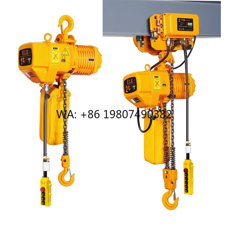 Heavy Equipment Lifting - Çift Hızlı Elektrikli Zincirli Vinç 1