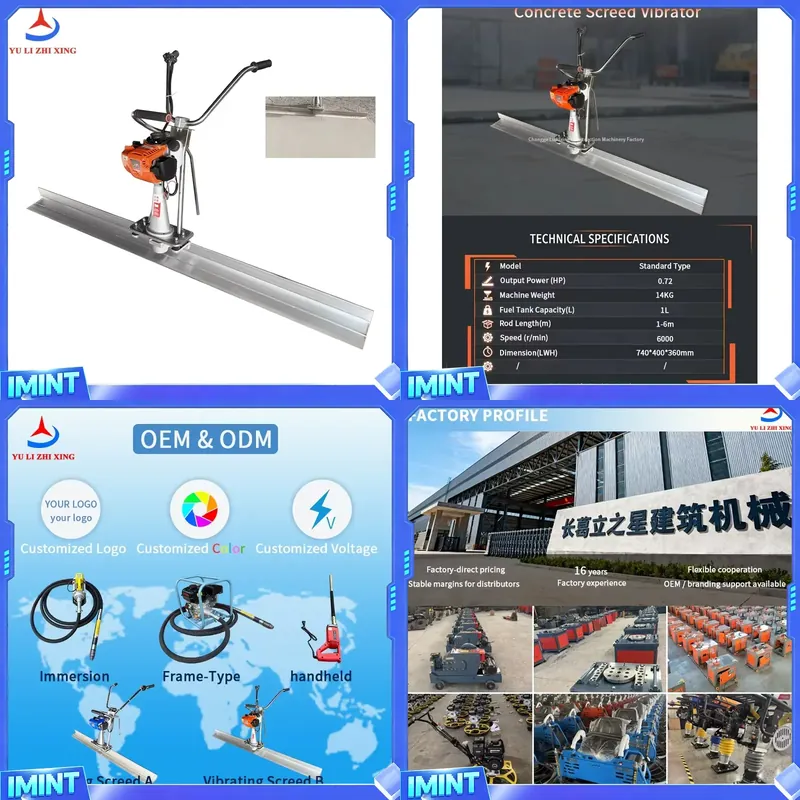 Concrete Screed Vibrator - Sıcak Fırsat Fabrikadan Doğrudan Satış Motorlu
