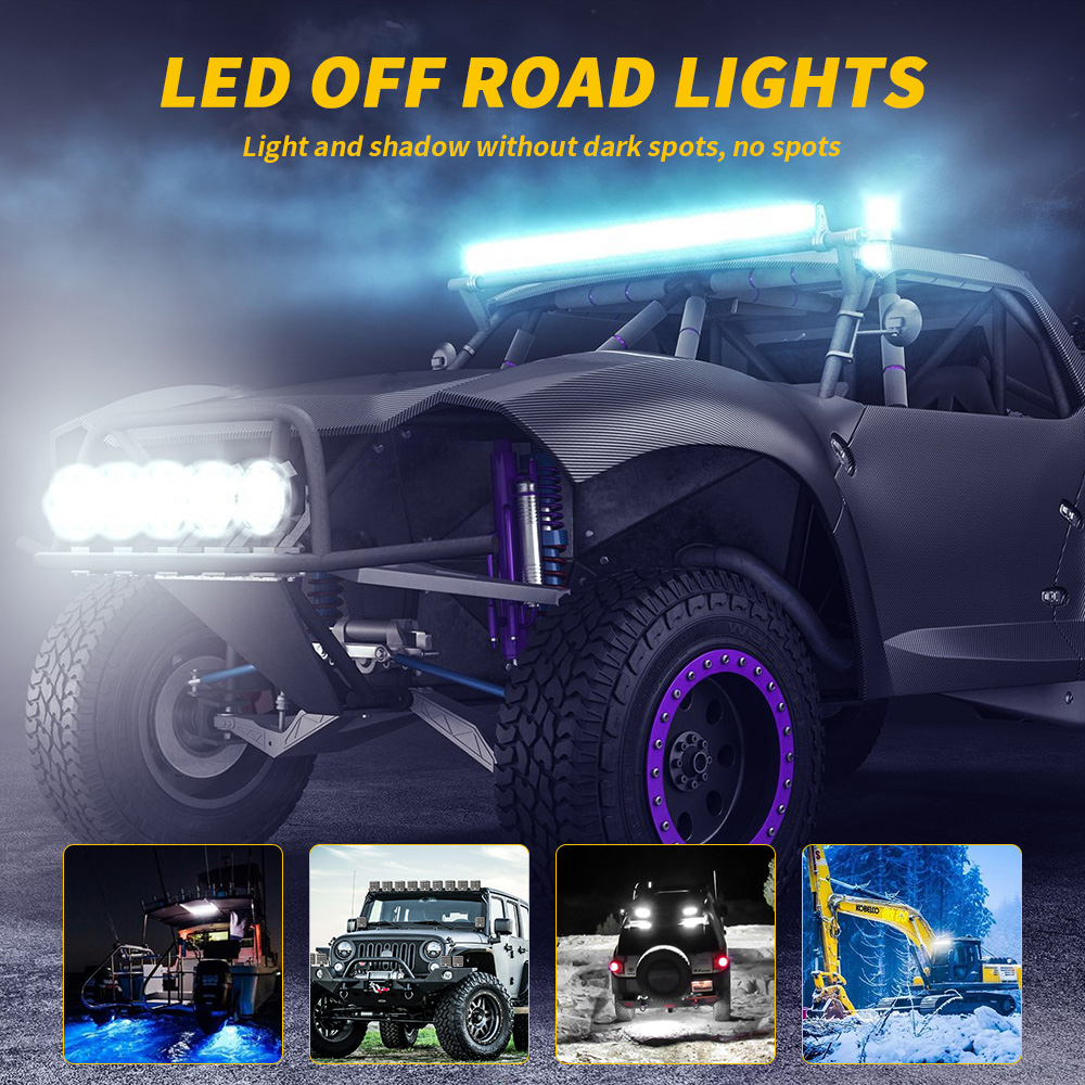 48W 16 Led 12V 24V LED ışık çu - Heavy Equipment Supplies incelemesi ve fiyatı