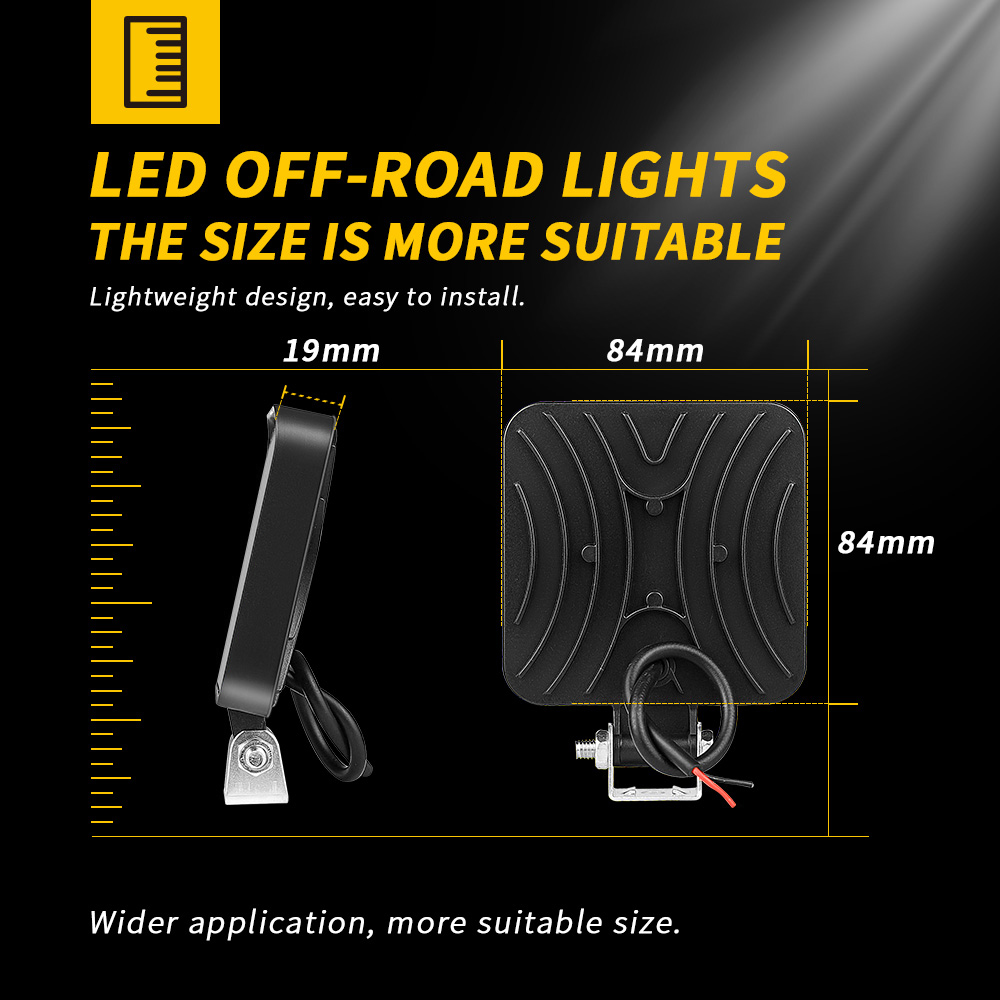 48W 16 Led 12V 24V LED ışık çu - Heavy Equipment Supplies incelemesi ve fiyatı