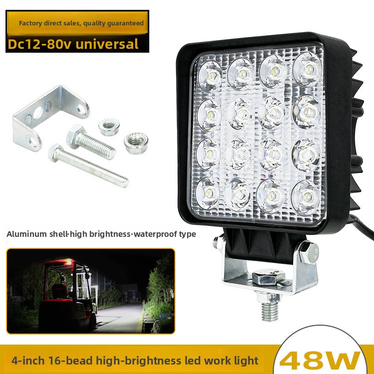 48W 16LED 4 İnç 12V 24V LED Ça - Heavy Equipment Work incelemesi ve fiyatı