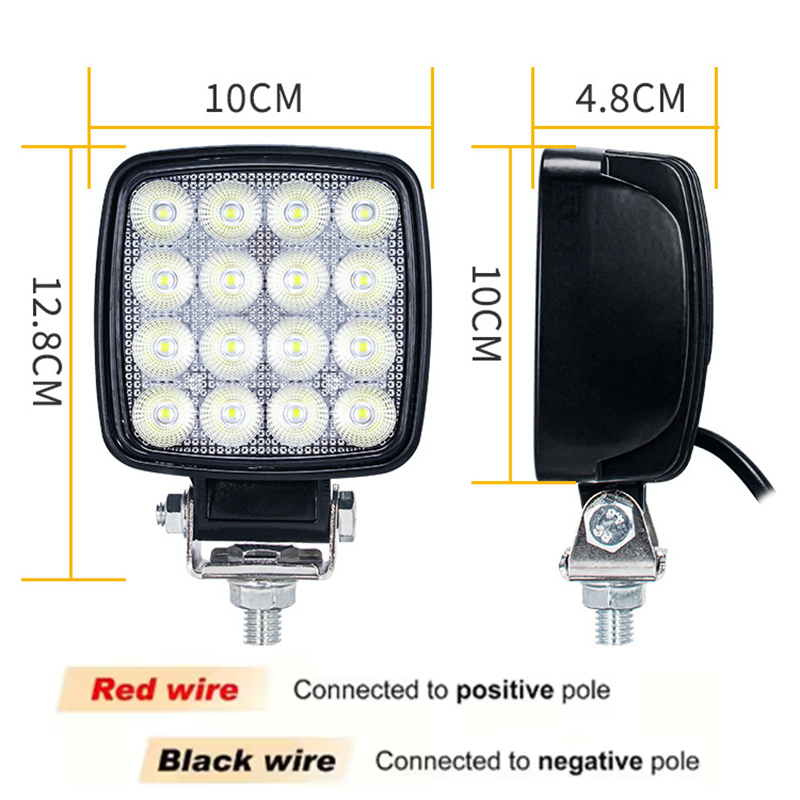 1 Adet 4 İnç 48W LED Çalışma L - Heavy Equipment Supplies incelemesi ve fiyatı